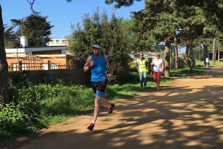 Jersey parkrun marshal