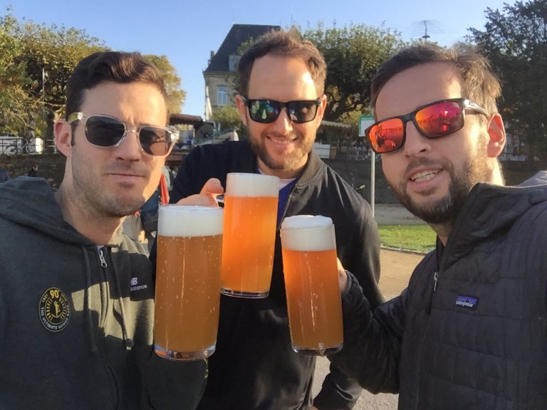 Frankfurt Marathon 2016 beer